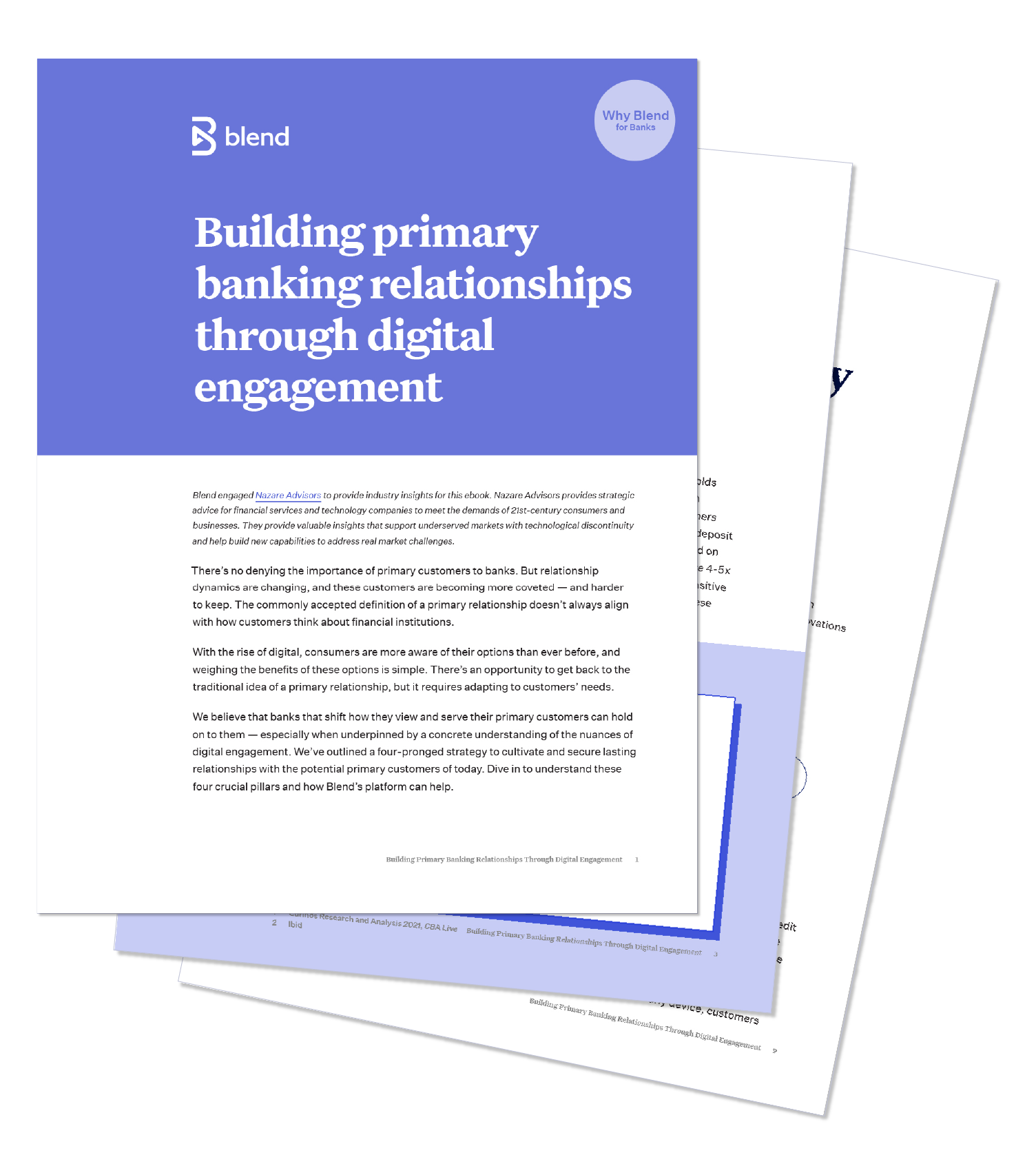 Fanned image of Building primary banking relationships through digital engagement ebook